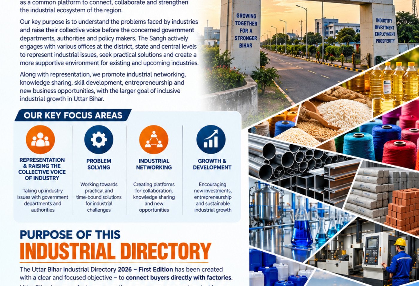 Industrial development in North Bihar